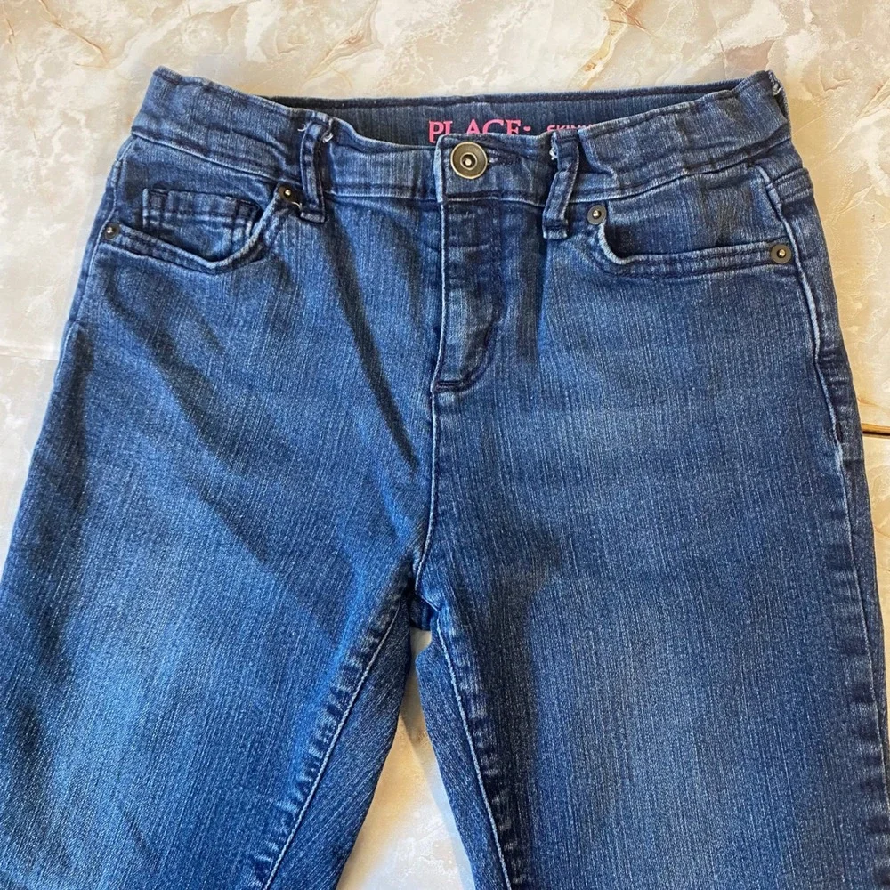 So & The Children's Place Denim Bundle Girls 12 Blue Shorts Jeans Skinny Stretch